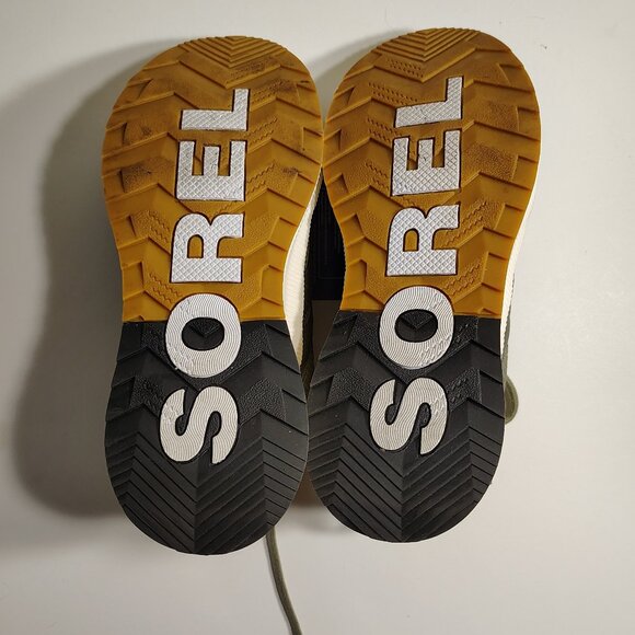 Sorel Out and About III Low Sneaker Stone Green Sea Salt Women's Size 8 - Picture 10 of 12